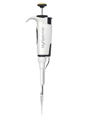 MyPipetman Select P20. Fully-autoclavable, air-displacement pipette; unique, patented Trilock™ volume-locking system; 2 - 20µL. Three-year warranty.