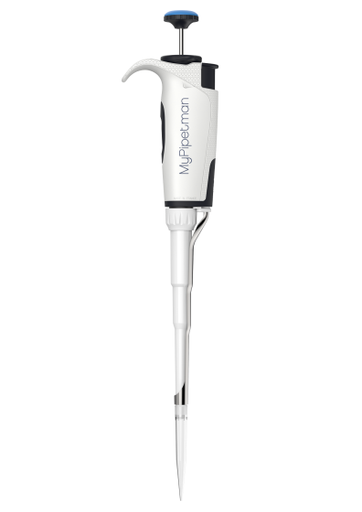 MyPipetman Select P1000. Fully-autoclavable, air-displacement pipette; unique, patented Trilock™ volume-locking system; 100 - 1000µL. Three-year warranty.