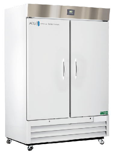 49 Cu. Ft.  Double Swing Solid Door Premier Laboratory Refrigerator. Warranty: 2/5; Two year parts and labor warranty, plus an additional three year compressor parts warranty.