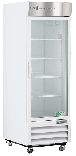 23 Cu. Ft.  Single Glass Door Standard Laboratory Refrigerator.  Warranty: 1/5; One year parts and labor warranty, plus an additional four year compressor parts warranty.