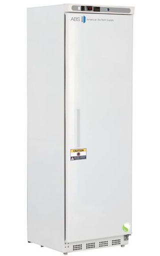 14 cu. ft. capacity General Purpose Laboratory Solid Door Refrigerator with microprocessor temperature controller, audible and visual high/low temperature alarms, remote alarm contacts, and casters. Warranty: 1/5; One year parts and labor warranty, plus an additional four year compressor parts warranty.