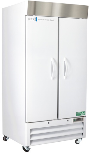 36 Cu. Ft.  Double Swing Solid Door Standard Laboratory Refrigerator.  Warranty: 1/5; One year parts and labor warranty, plus an additional four year compressor parts warranty.