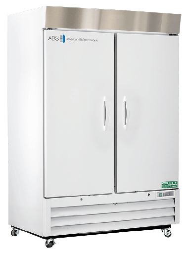 49 Cu. Ft.  Double Swing Solid Door Standard Laboratory Refrigerator.  Warranty: 1/5; One year parts and labor warranty, plus an additional four year compressor parts warranty.