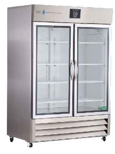 49 Cu. Ft. Premier Stainless Steel Laboratory Refrigerator Glass Door. Warranty: 2/5; Two year parts and labor warranty, plus an additional three year compressor parts warranty.