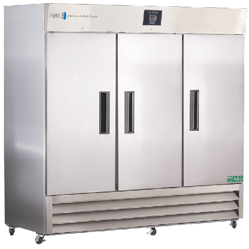 72 Cu. Ft. Premier Stainless Steel Laboratory Refrigerator. Warranty: 2/5; Two year parts and labor warranty, plus an additional three year compressor parts warranty.