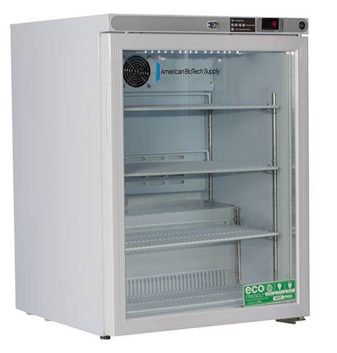 5.2 Cu. FtPremier Undercounter Freestanding Glass Door Refrigerator. Warranty: 2/5; Two year parts and labor warranty, plus an additional three year compressor parts warranty.