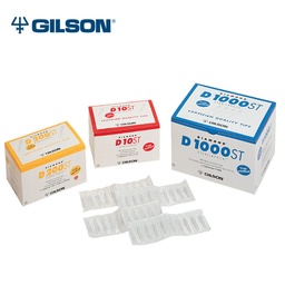 [GF-F161340] Gilson D1000ST Diamond Tips, Sterile, 200-1000ul, Steril-Pack, pk/400 (Individually Sealed)