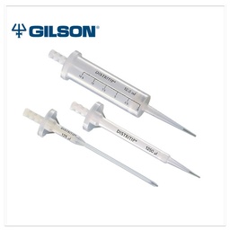 [GF-F164140] Gilson Distritip Mini ST Syringe Tips, 1250µl, Aliquot Range 10µL to 125 µL, Sterile, 50/pk.