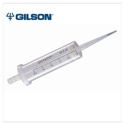 [GF-F164150] Gilson Distritip Maxi ST Syringe Tips, 12.5ml, Aliquot Range 100µL to 1.25 mL, Sterile, 50/pk.