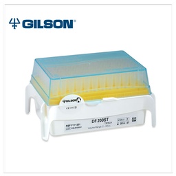 [GF-F171301] Gilson D200ST Diamond Tips, Sterile, 2-200µl, Tipack, pk/960 (10 Racks of 96).
