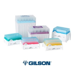 Gilson DF30ST Diamond Tips, Filtered, Sterile, 2-30µl, Tipack, pk/960 (10 Racks of 96).
