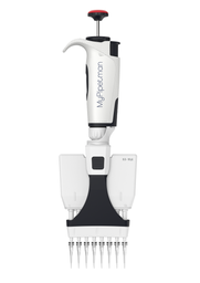 MyPipetman Select P8x10 multichannel. Fully-autoclavable, air-displacement pipette; unique, patented Trilock™ volume-locking system; 0.5 - 10µL. Three-year warranty.