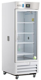 [NOR-ABT-HC-CP-26] Premier Chromatography Refrigerator 26 Cu. Ft. Single Glass Door with microprocessor temperature controller,  Temp display &amp; Alarm module with battery back-up, audible and visual high/low temp alarms, °C/°F convertible temperature display, remote alarm contacts, and casters, one duplex outlet, and two 2&quot; access ports. Requires two (2) outlets. Warranty: 2/5; Two year parts and labor warranty, plus an additional three year compressor parts warranty.