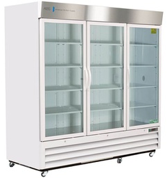 [NOR-ABT-HC-CS-72] Standard Chromatography Refrigerator 72 Cu. Ft. Triple Swing Glass Door with microprocessor temperature controller, audible and visual high/low temp alarms, remote alarm contacts, one duplex outlet, one 2" access port and casters. Requires two (2) outlets. Warranty: 1/5; One year parts and labor warranty, plus an additional four year compressor parts warranty.