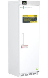 14 Cu. Ft. Premier Flammable Storage Refrigerator; temperature alarms, keyed door locks,  probe access, and precise temperature monitoring through microprocessor control. 2 Year Parts & Labor Warranty plus 5 Year Compressor Parts Warranty