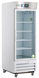 26 Cu. Ft.  Single Glass Door Premier Laboratory Refrigerator . Warranty: 2/5; Two year parts and labor warranty, plus an additional three year compressor parts warranty.