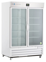 49 Cu. Ft.  Double Swing Glass Door Premier Laboratory Refrigerator . Warranty: 2/5; Two year parts and labor warranty, plus an additional three year compressor parts warranty.
