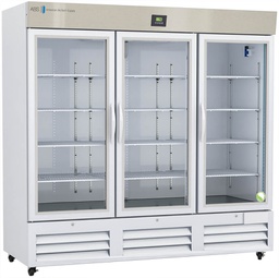 [NOR-ABT-HC-LP-72] 72 Cu. Ft.  Triple Swing Glass Door Premier Laboratory Refrigerator . Warranty: 2/5; Two year parts and labor warranty, plus an additional three year compressor parts warranty.