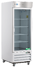 26 Cu. Ft.  Single Glass Door Standard Laboratory Refrigerator.  Warranty: 1/5; One year parts and labor warranty, plus an additional four year compressor parts warranty.