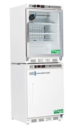 9 Cu.Ft Total Capacity, 2 Ext.Doors (Solid & Glass) Premier Combination Refrigerator/Freezer Warranty: 2/5; Two year parts and labor warranty, plus an additional three year compressor parts warranty.