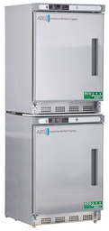 9 Cu.Ft Total Capacity, 2 Solid Ext. Stainless Steel Doors; Left Hinged Premier Combination Refrigerator/Freezer Warranty: 2/5; Two year parts and labor warranty, plus an additional three year compressor parts warranty.