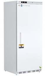 20 cu. ft. capacity General Purpose Laboratory Solid Door Refrigerator with microprocessor temperature controller, audible and visual high/low temperature alarms, remote alarm contacts, and casters. Warranty: 1/5; One year parts and labor warranty, plus an additional four year compressor parts warranty.