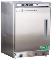 [NOR-ABT-HC-UCBI-0404SS-LH] 4.5 Cu. Ft, Stainless Steel Left Hinged Premier Undercounter Built-In Refrigerator. Warranty: 2/5; Two year parts and labor warranty, plus an additional three year compressor parts warranty.